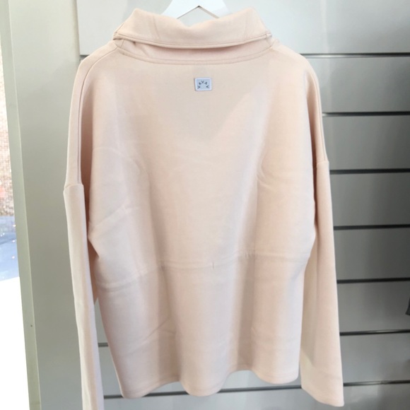 Varley Whisper Pink Barton Drawstring Sweat - Picture 6 of 8